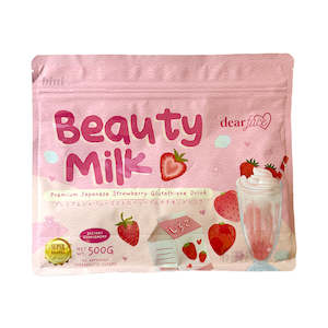 Dear Face Beauty Milk Strawberry Glutathione Drink (500g)