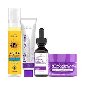 Skin Care Gifts Sets: Luxe Organix Retinol + Bakuchiol Bundle