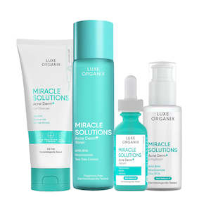 Luxe Organix Miracle Solutions Acne Derm+ Bundle