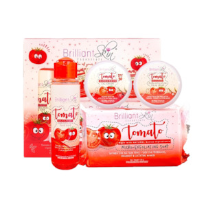 Skin Care Gifts Sets: Brilliant Skin Tomato Micro-Exfoliating Facial Set