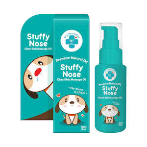 Body Lotion: Tiny Buds Stuffy Nose Natural Baby Chest Rub Massage Oil (50ml)