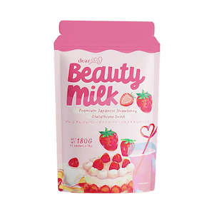 Dear Face: Dear Face Beauty Milk Strawberry Glutathione Drink