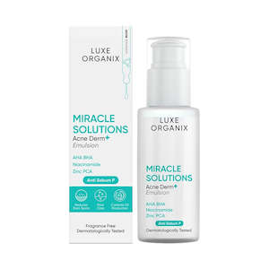 Luxe Organix Miracle Solutions AHA/BHA Acne Derm+ Emulsion