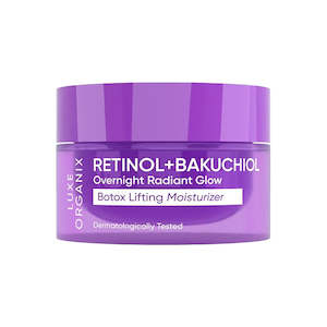 Moisturizers: Luxe Organix Retinol + Bakuchiol Overnight Radiant Glow Botox Lifting Moisturizer
