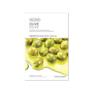 Masks Peels: The Face Shop Real Nature with Olive Extract Mask Sheet