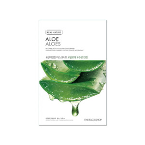 Masks Peels: The Face Shop Real Nature with Aloe Extract Mask Sheet