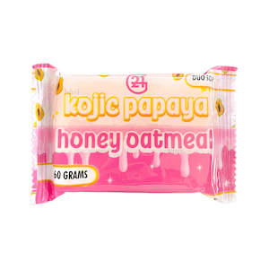 Body Soap: G21 Kojic Papaya Honey Oatmeal Duo Soap - Mini 60g