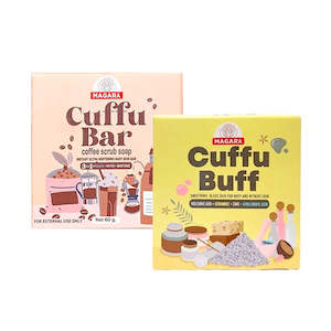 Body Soap: Magarā Skin Cuffu Bar + Buff Bundle