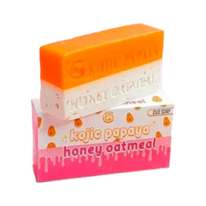 G21 Kojic Papaya Honey Oatmeal Duo Soap 150g