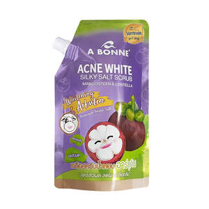 Body Scrubs: A Bonne Acne White Silky Salt Scrub Mangosteen & Centella 350g