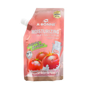 Body Scrubs: A Bonne Moisturizing Silky Salt Scrub Tomato & Milk 350g