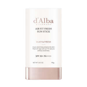 Sunscreen: d’Alba Air Fit Fresh Sun Stick SPF50+