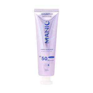 Sunscreen: Manic Beauty Sunbeam Mousse Hybrid Sunscreen SPF 50 PA++++ 50ml
