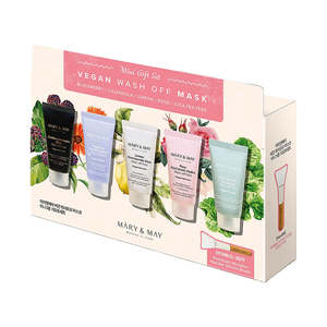 Skin Care Gifts Sets: Mary&May Vegan Wash Off Mask Mini Gift Set