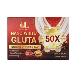 Bath Body: Deli Skin Nano White Gluta Intensive Whitening Soap 90g