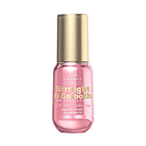 Hair Care Treatments: Luxe Organix Straight & Smooth UV Protection 3x Anti-Frizz Serum Hair Oil 60ml