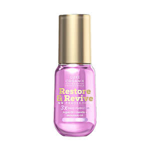 Hair Care Treatments: Luxe Organix Restore & Revive UV Protection 3x Deep Hydration Serum Hair Oil 60ml