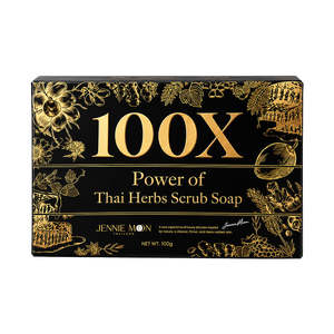 Bath Body: Jennie Moon 100X Power of Thai Herbs Scrub Soap 100g