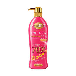 Bath Body: SORIKO Collagen Filler 70X Body Lotion SPF 50 PA++++ 500ml