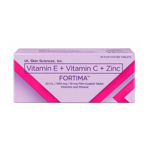Health: Fortima Vitamin E + Vitamin C + Zinc 30 Film-Coated Tablets