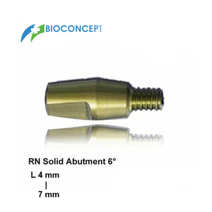 Products: Regular Neck Solid Abutment 6°, height 4mm - 7mm Bioconcept New Zealand