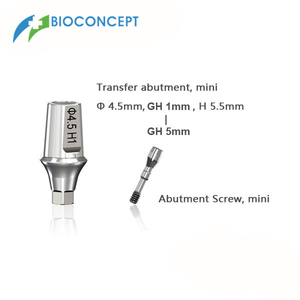 Products: Bioconcept Hexagon NC transfer abutment Ф 4.5mm, GH 1mm - 5mm, height 5.5mm Bioconcept New Zealand