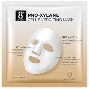 face mask: Jema Rose 8+ Minute Pro-Xylane Cell Energizing Mask 28ml*5pcs