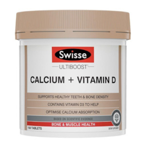Swisse Ultiboost Calcium + Vitamin D 150 Tablets