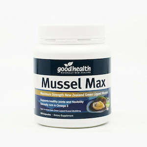 Good Health New Zealand Mussel Max 28000mg 200 Caps High strength joint support