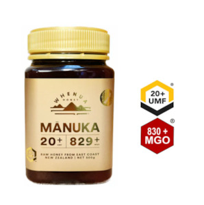 WHENUA HONEY MANUKA HONEY 20+ UMF™ 500G