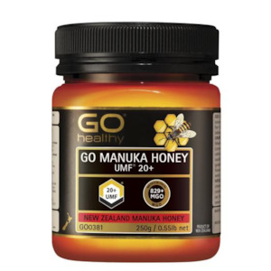 Manuka Honey From New Zealand: GO Healthy Manuka Honey UMF 20+ /MGO 829+ 250gm