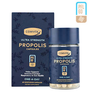 Personal Hygiene Covid 19: Comvita Ultra Strength Propolis Capsules PFL60 ONE-A-DAY 60 Vegetarian Capsules
