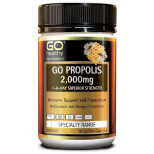 Personal Hygiene Covid 19: Go Healthy Propolis 2000mg 180 Capsules