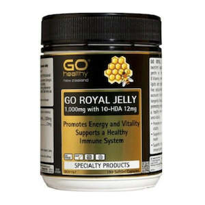Personal Hygiene Covid 19: Go Healthy NEW ZEALAND Royal Jelly 1000mg wth 10-HDA 12mg 180 Capsules