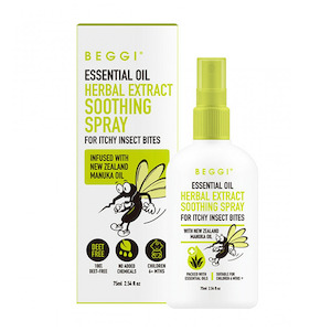 Beauty And Skin Care: Beggi Essential Oil Herbal Extract Soothing Spray For Itchy Insect Bites 75ml