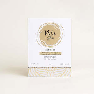 Beauty And Skin Care: Vida Glow Anti-G-Ox Antioxidant Powder Citrus Flavour 2g*30  sachets