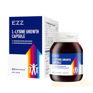 On Sale: EZZ L-Lysine Growth Capsule 60 Caps