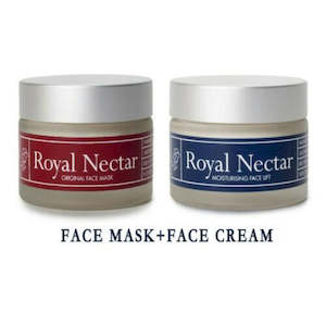 Moisturisers: Nelson Honey Royal Nectar Bee Venom Face Mask & Face Lift Cream Package