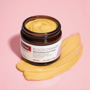 Masks: Swisse Skincare Blood Orange Brightening Clay Mask 70g