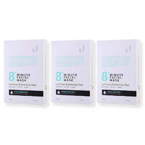 New Zealand Jema Rose 8+ Minute Luminous Whitening Mask (3 Packs)