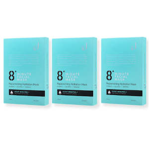 New Zealand Jema Rose 8+ Minute Replenishing Hydration Mask (3 Packs)