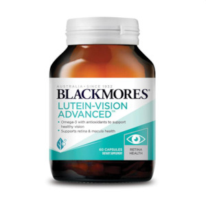 Eye Care: Blackmores Lutein-Vision Advanced 60 Capsules