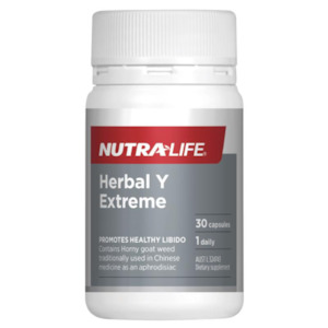 Mens Health: Nutra-Life Herbal Y Extreme 30 Capsules 02/2023