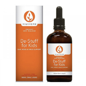 Kids Health: Kiwiherb Organic De-Stuff For Kids 100mL