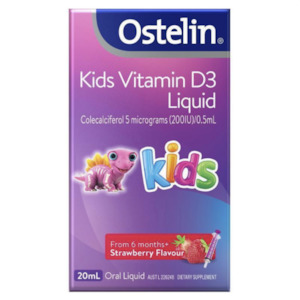 Kids Health: Ostelin Kids Vitamin D3 Liquid 20ml