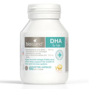 Bio Island DHA Kids 60 Capsules