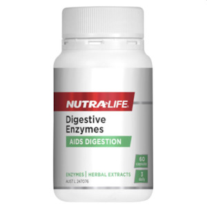 Detox Liver Health: Nutra-Life Digestive Enzymes 60 Capsules