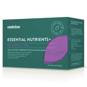 Detox Liver Health: Melrose Essential Nutrients Balanced and Lean 30 x 3g
