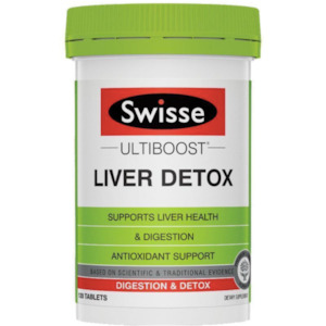 Detox Liver Health: Swisse Ultiboost Liver Detox 120 Tablets