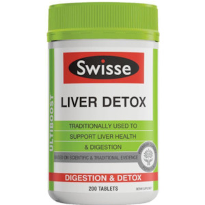 Swisse Ultiboost Liver Detox 200 Tablets